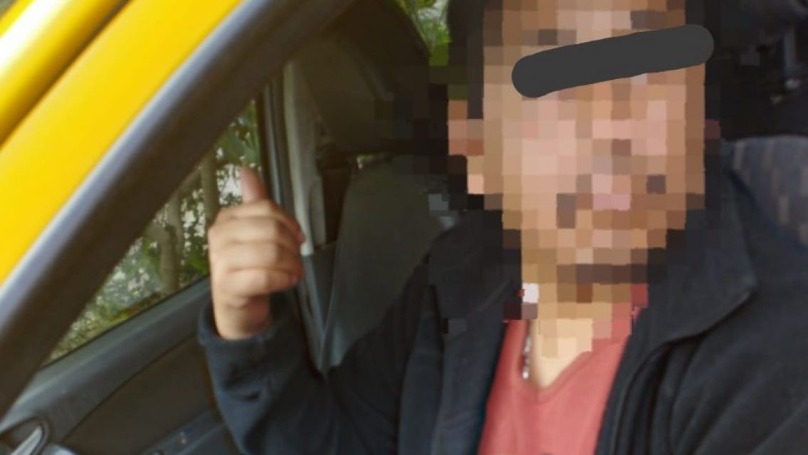 Campo Verde: Completamente tomado y circulando en zig zag así andaba este hombre