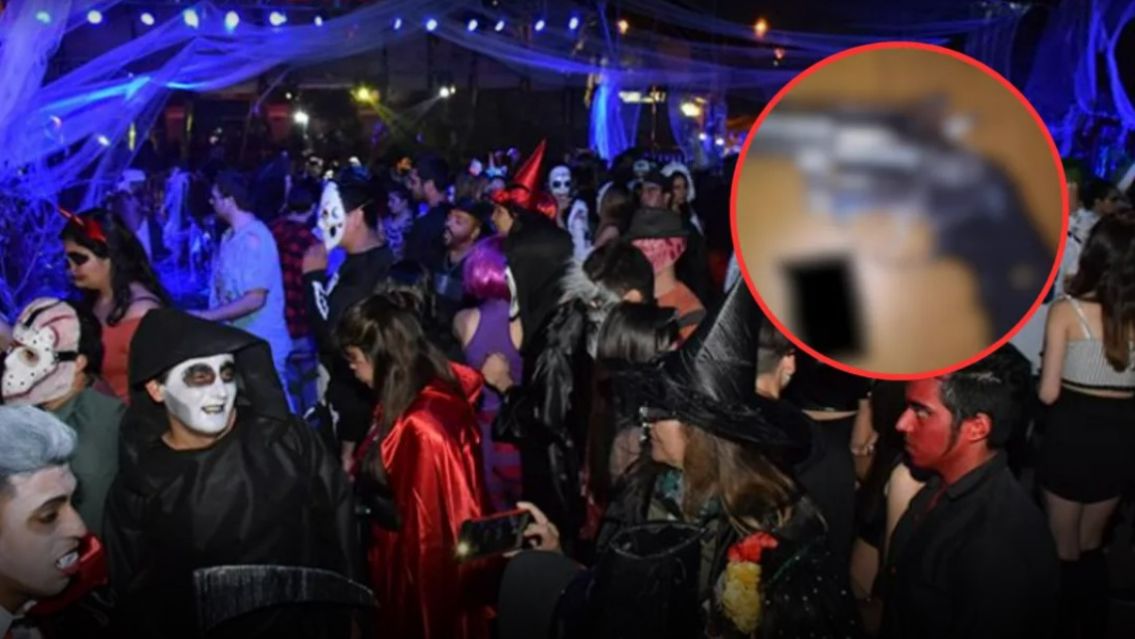 P�nico en la fiesta de Halloween: amenaz� con entrar a los tiros