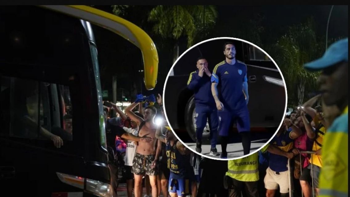Todo mal: el grave incidente que sufrió Boca ni bien llegó a Río de Janeiro