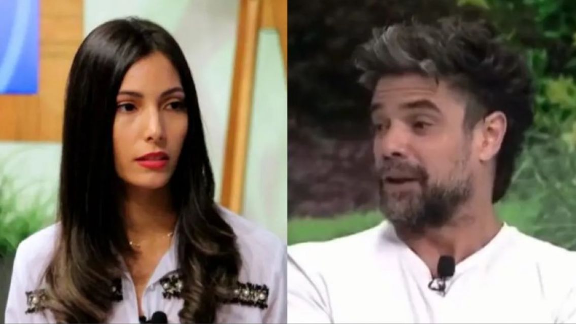 Luciano Castro fren� a una conductora de TV que lo toc� en vivo: "Si yo te lo hago, tengo una demanda"