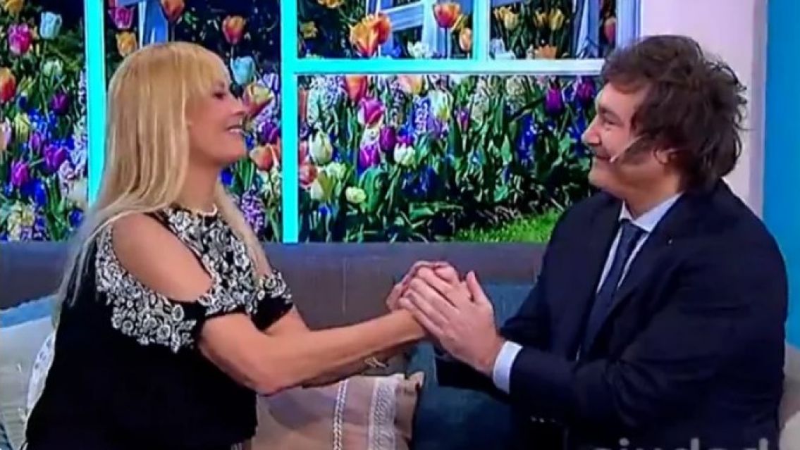 El coqueteo al aire entre Javier Milei y Yuyito González: "Sos muy simpático, fachero"