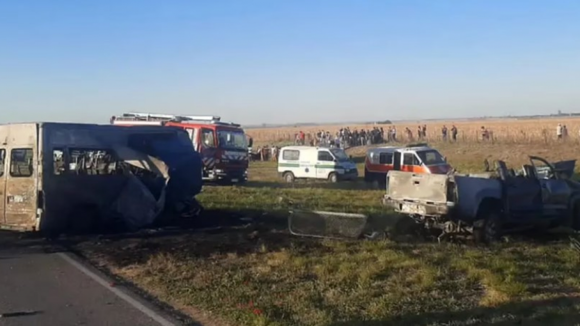 El siniestro vial más sangriento, murieron cinco personas. Viajaban futbolistas