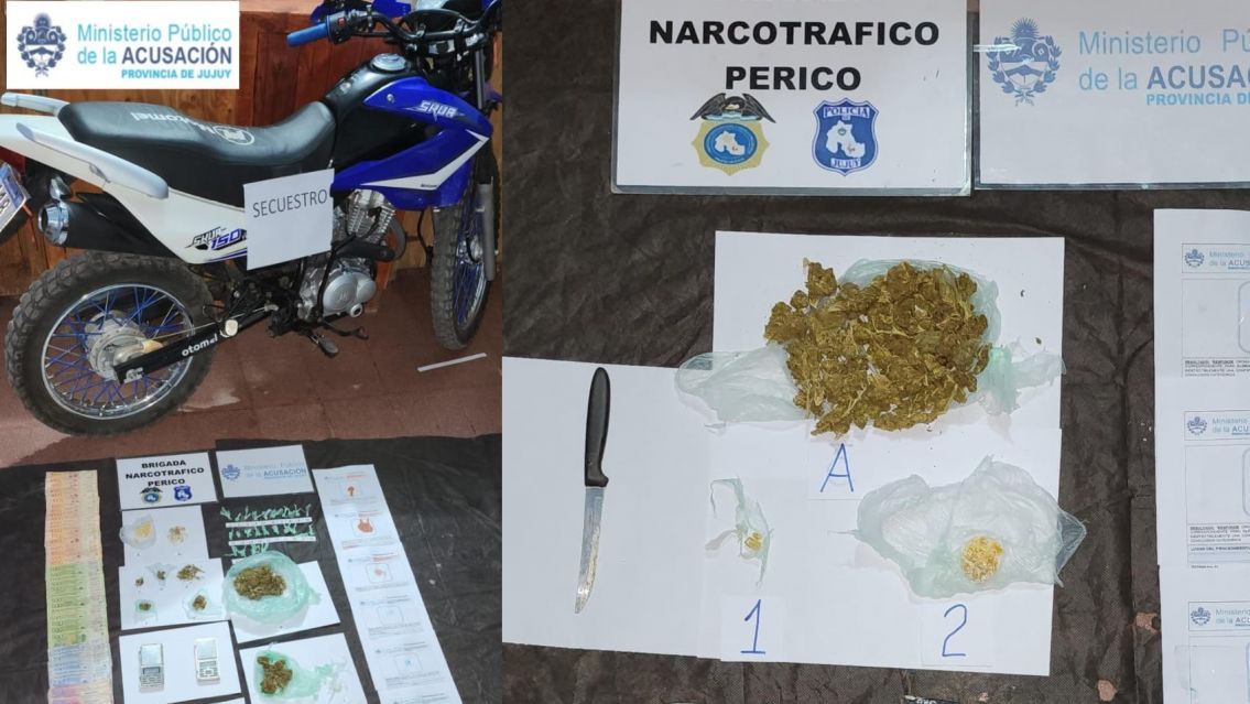 Cayeron dos "motonarcos" en Jujuy: "Modalidad de entrega a domicilio"