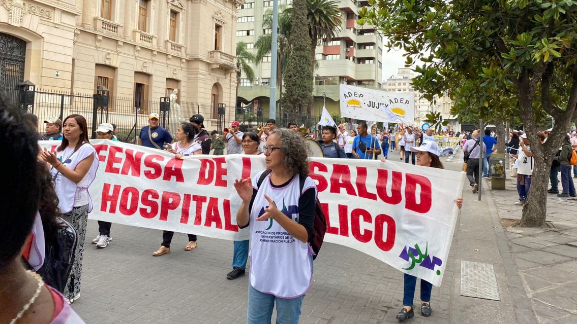 Enorme movilización de trabajadores en Jujuy: la lucha de la intergremial