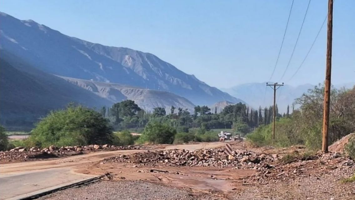 As� se encuentran las rutas luego del temporal en La Quebrada