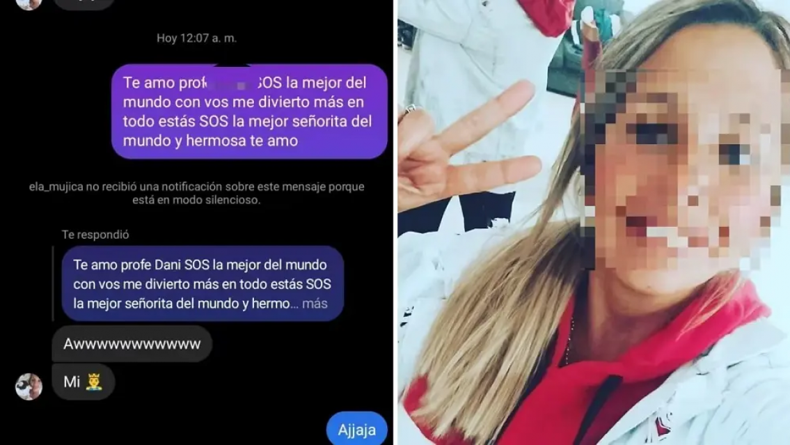 "No le digas, me hizo calentar", todos los chats de la maestra con chicos de primaria