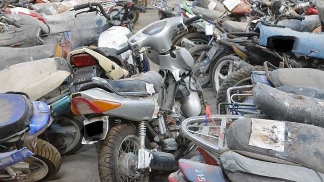Detuvieron a cuatro juje�os por robar motos del canch�n municipal