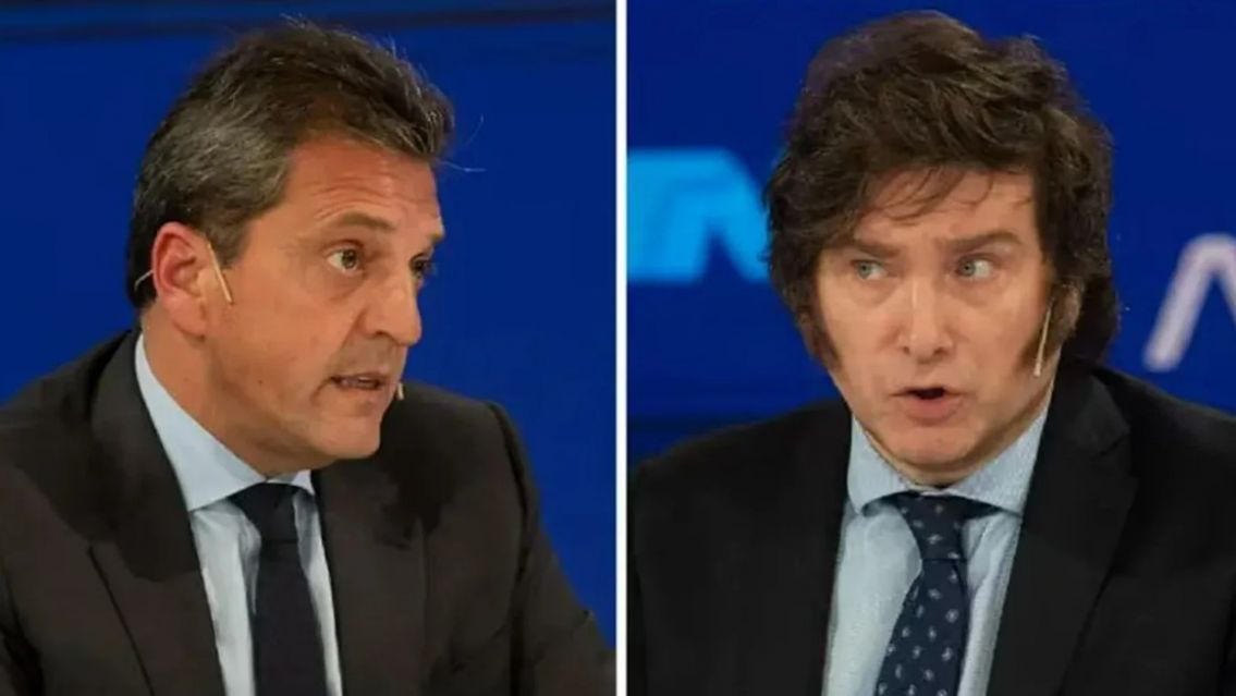El feroz cruce de Javier Milei y Sergio Massa a horas del debate presidencial: "Sos un mentiroso y embustero"