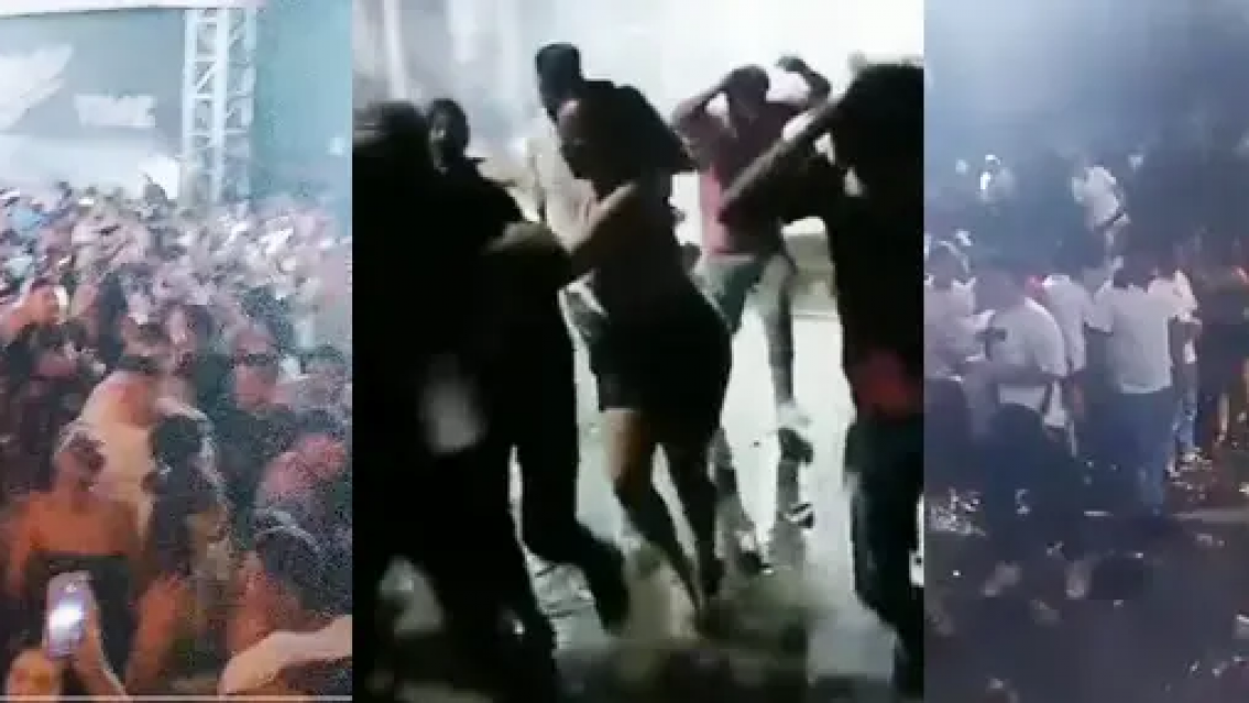 Fiesta Gitana termin� en batalla campal, se agarraron entre todos. HAY VIDEOS