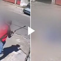 Seis fierrazos en menos de un minuto: el video del brutal crimen que estremece al pa&iacute;s