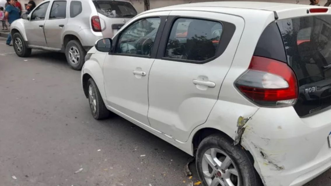 San Salvador de Jujuy: m�ltiple choque en pleno centro