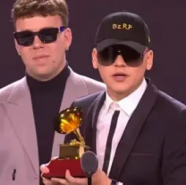 Bizarrap ganó su primer Grammy y festejó con un grito bien argento: la conch...