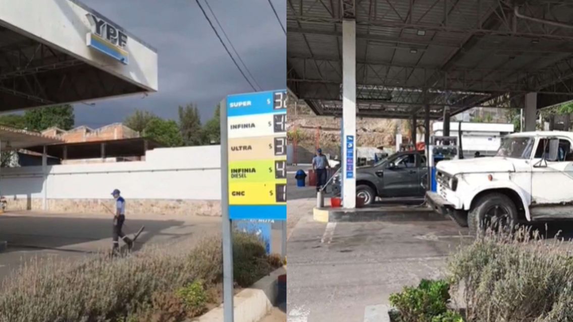Palpal�: En pleno balotaje no hay ni una gota de nafta en la principal estaci�n de servicio