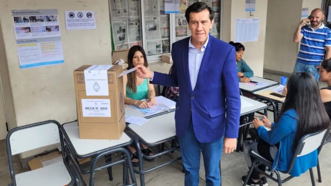 Elecciones balotaje 2023: vot� Carlos Sadir