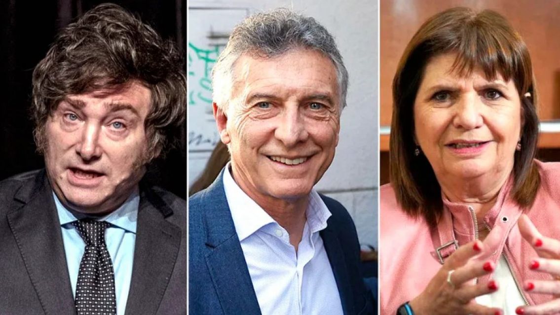 Macri y Bullrich se reunieron a solas hoy y evalúan estar junto a Milei en el búnker