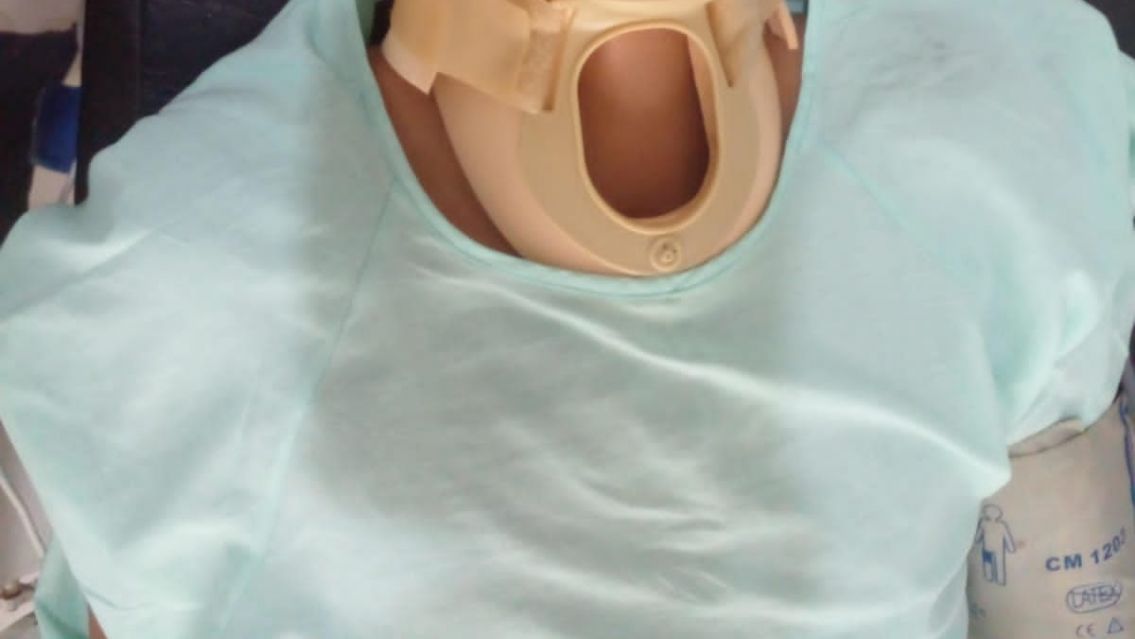 Urgente: Jujeño chocó con su moto quedó muy mal y no encuentran a su familia