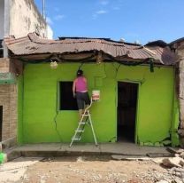 Le dijeron de todo por su humilde casa pero ella respondió: "Soy feliz"