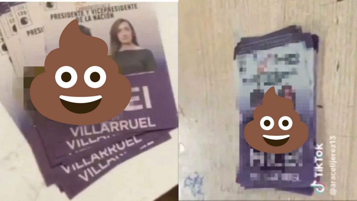 Ya se sabe quién es el que dejó su "tesorito" sobre las boletas de Milei