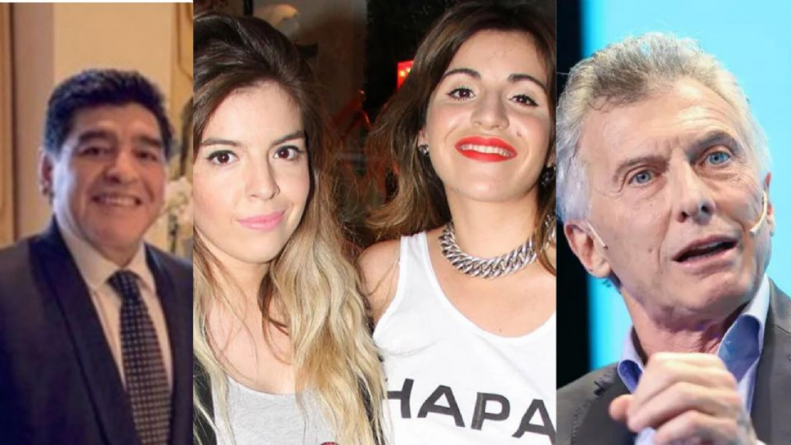 Las hijas de Maradona cargaron fuerte contra Mauricio Macri, él les respondió