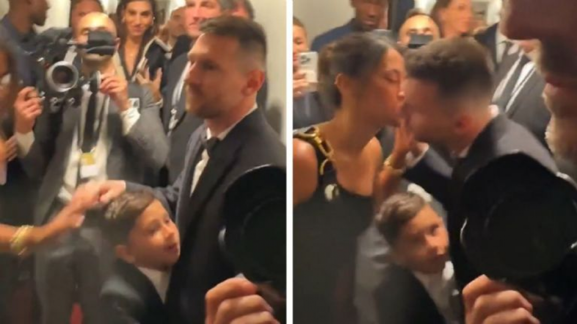 "De besos fogosos en la boca a besos en el cachete y frialdad", Messi y Anto separados