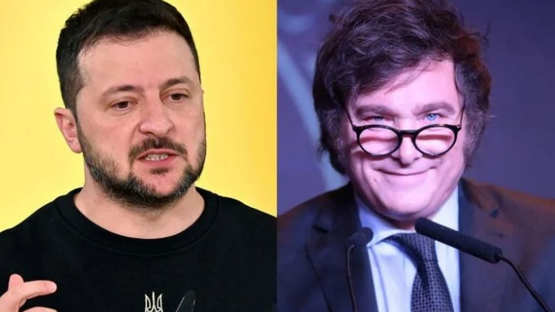 Javier Milei recibió la llamada del presidente de Ucrania, Zelensky: Hablaron más de 20 minutos