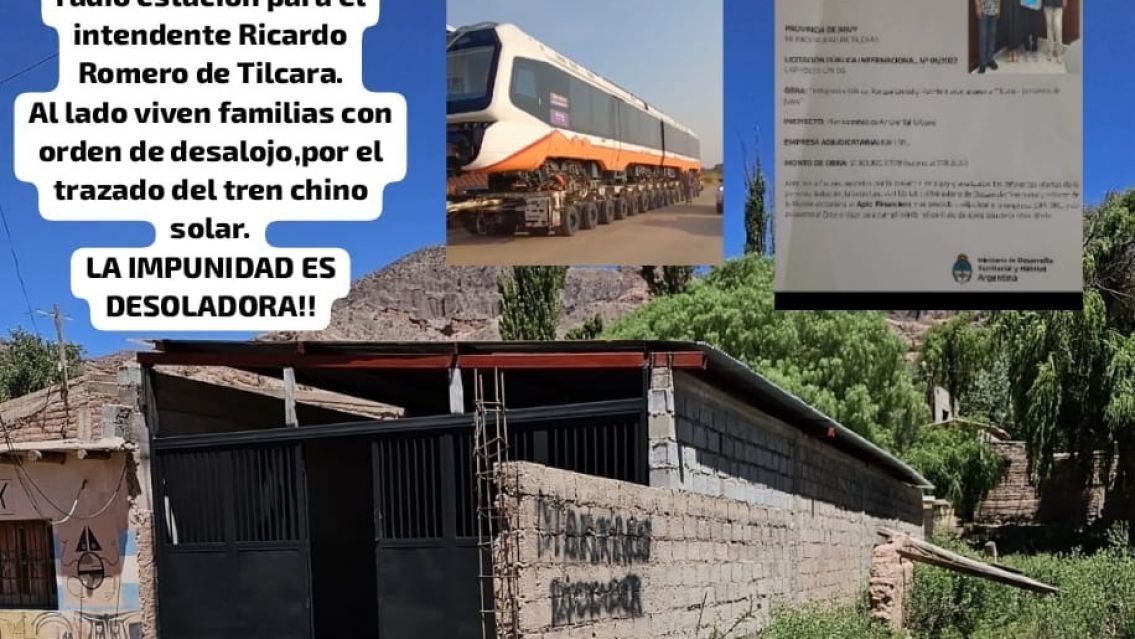Denuncian una maniobra del intendente de Tilcara con el Tren Solar