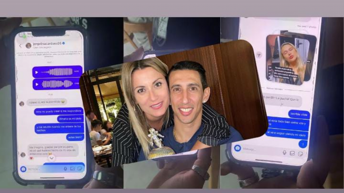 "Las trol... no pasan", La mujer de Di María descubrió una infidelidad y mostró todo