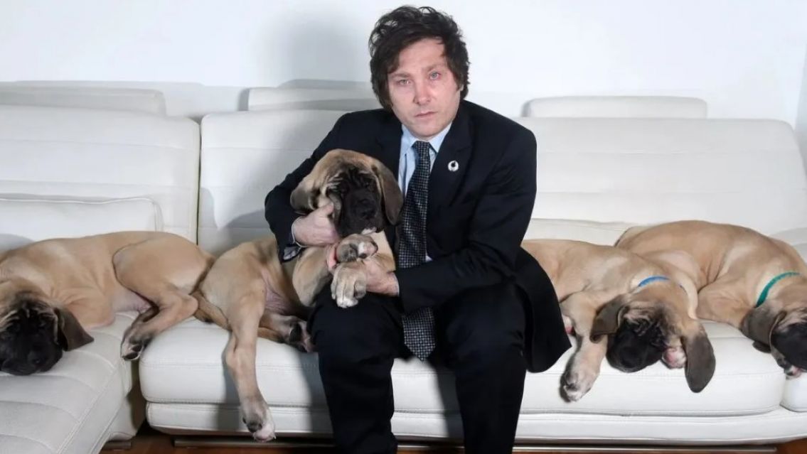 El amor de Milei por sus perros: El d�a que dej� de comer para poder alimentarlos