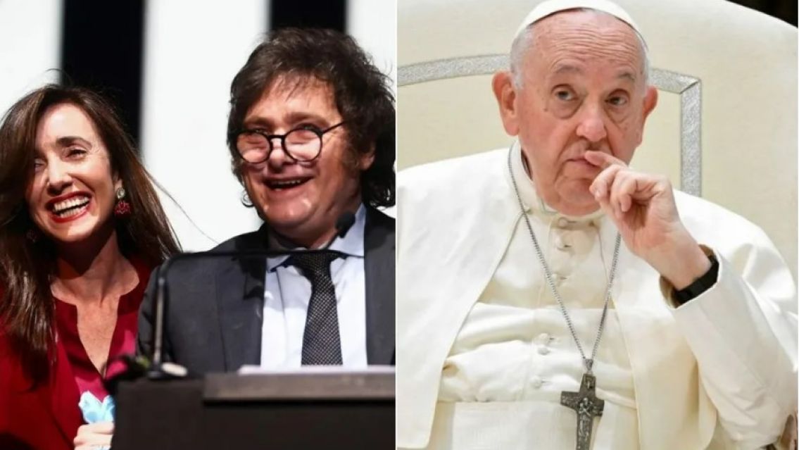 El Papa Francisco envió rosarios a Javier Milei y Victoria Villarruel