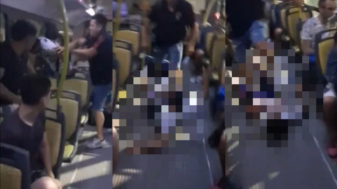 Hizo una asquerosidad frente a una nena en el colectivo y lo atendieron