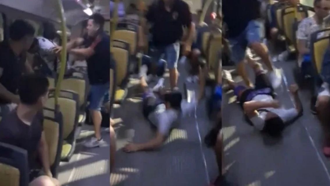 As� lincharon en un "bondi" a hombre que estaba acosando a una nena: "Viol�n de m..."