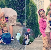 Casi la alcanza, así está de grande el hijo de Luisana Lopilato que superó el cáncer