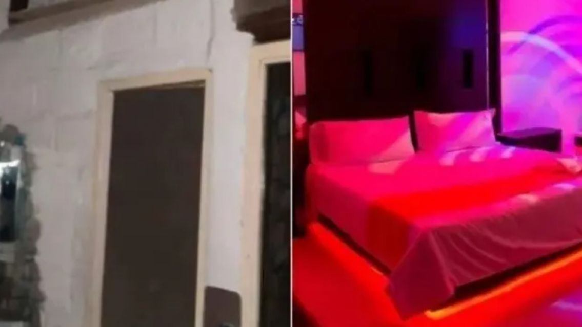 Pareja fue a un conocido telo pero no pudieron hacer nada: "Olor a pis por todas partes"