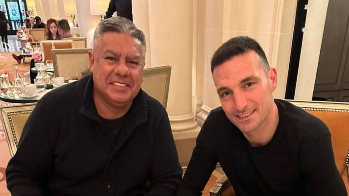 ¿Fin de la Scaloneta? Se reúnen Chiqui Tapia y Lionel Scaloni