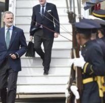 El Rey Felipe VI llegó a Buenos Aires para participar de los actos de asunción de Milei