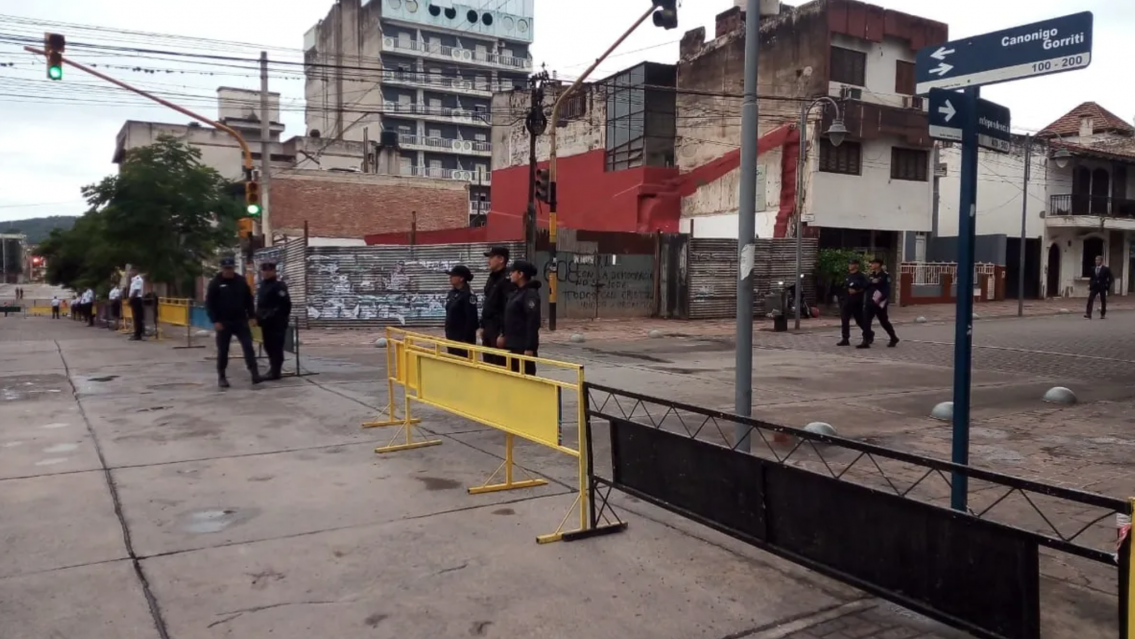 Estas son las calles cortadas por la jura del gobernador Sadir en Jujuy