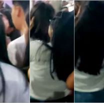 Cena Blanca y esc&aacute;ndalo: Chicas terminaron a los mechonazos