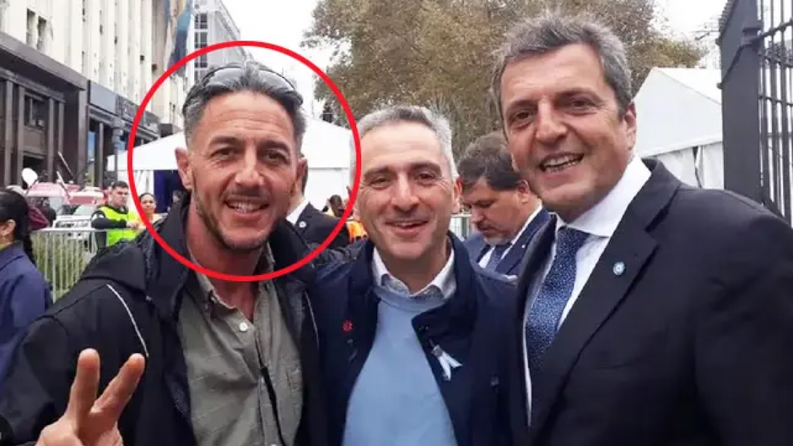 Violento y kirchnerista. Se supo quién es Gabriel Mercanzini "el hombre del botellazo"