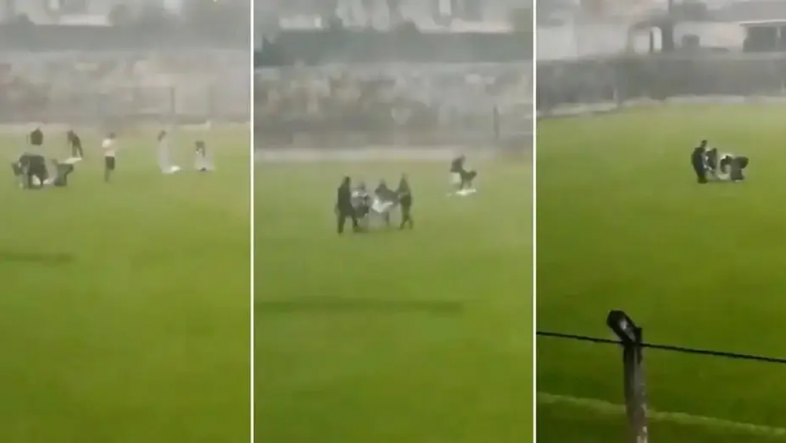 Campeones de luto: un rayo impact� a un jugador en pleno partido y lo mat�