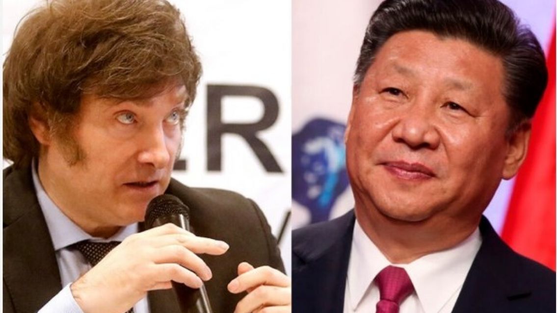 Milei se aleja de su prédica anticomunista y le pide plata a China