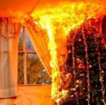 Se recalentaron las luces navideñas y se incendió una casa: murió un adolescente