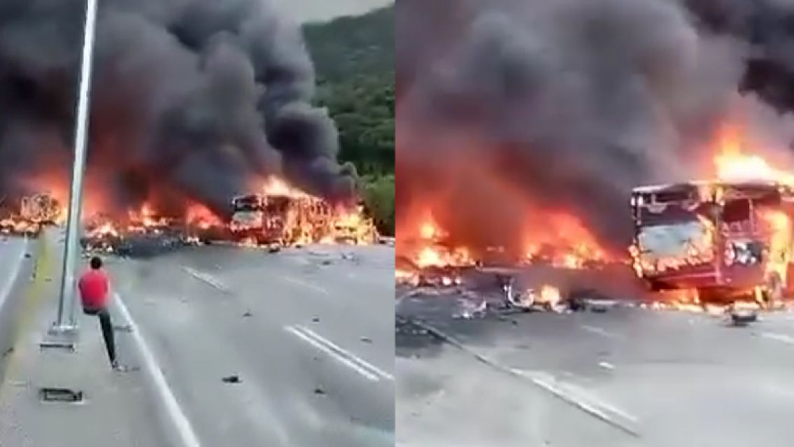 Urgente: explotó un camión con nafta y hay varios muertos