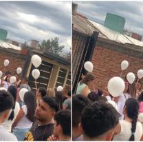 Así despidieron al nene de 3 años que murió tras caer de un primer piso