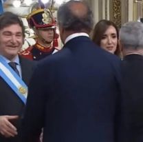 Javier Milei recibió a Daniel Scioli en Casa Rosada