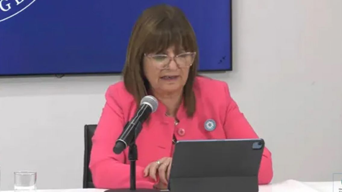 Una por una, las medidas de seguridad que anunci� Patricia Bullrich