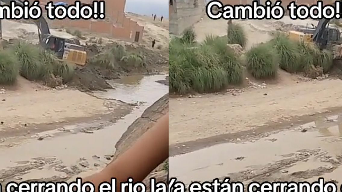 Comenzaron a cerrar el r�o que separa La Quiaca y Villaz�n: as� se encuentra