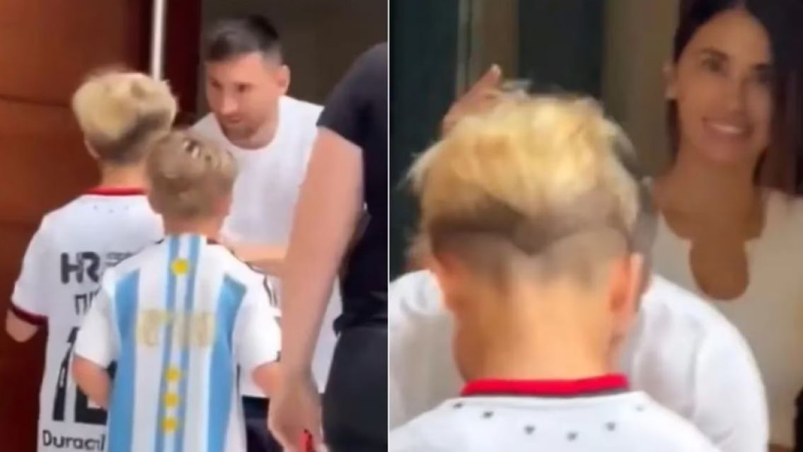 Inesperado: Un nene se la jugó y fue a tocarle el timbre a Messi