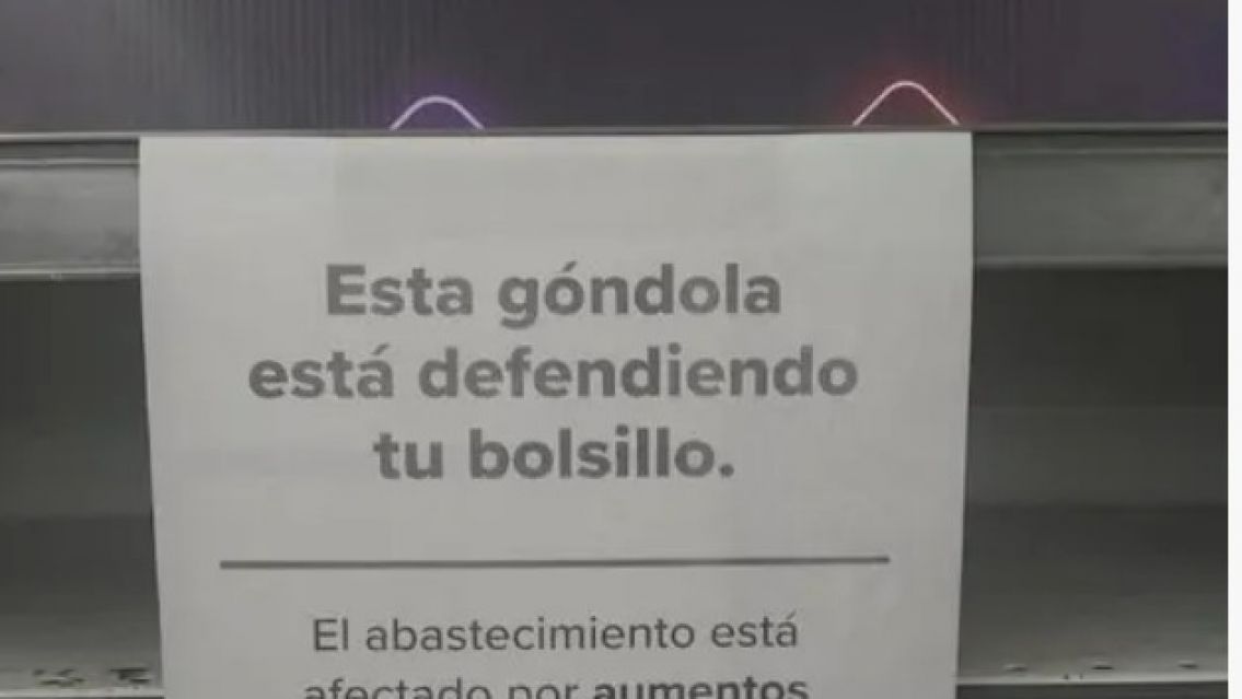 Carrefour, "en huelga" por la inflación: qué pasó en un reconocido super (VIDEO)