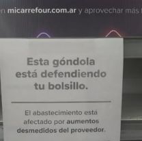 Carrefour, "en huelga" por la inflaci&oacute;n: qu&eacute; pas&oacute; en un reconocido super (VIDEO)