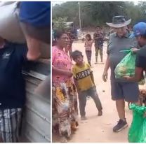 El Chaque&ntilde;o Palavecino cay&oacute; con un cami&oacute;n repleto de donaciones para el norte
